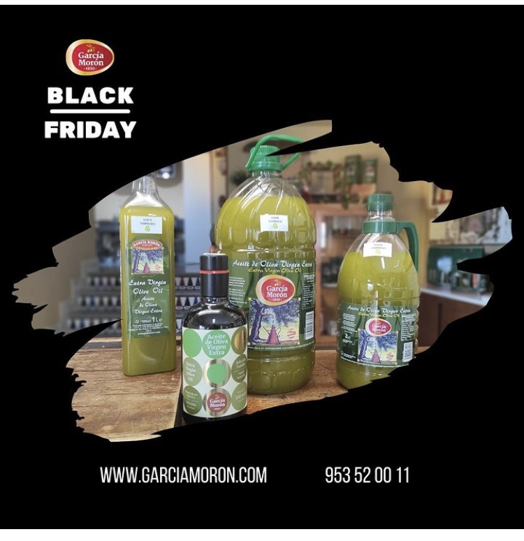 BLACK FRIDAY FAMILIA TEMPRANO ACEITES GARCIA MORON